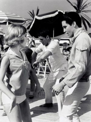 Burbank to Graceland: photo of Elvis and Shelly Fabares from the 1965 movie GIRL HAPPY.
