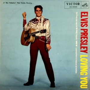 Make it fun with original 1957 LP of LOVING YOU by Elvis Presley from Japan.